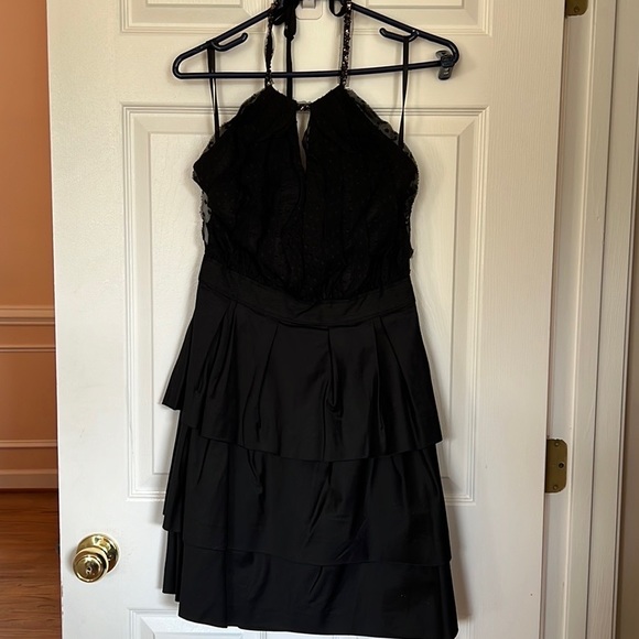 BCBG Maxazria black halter dress - Picture 2 of 7